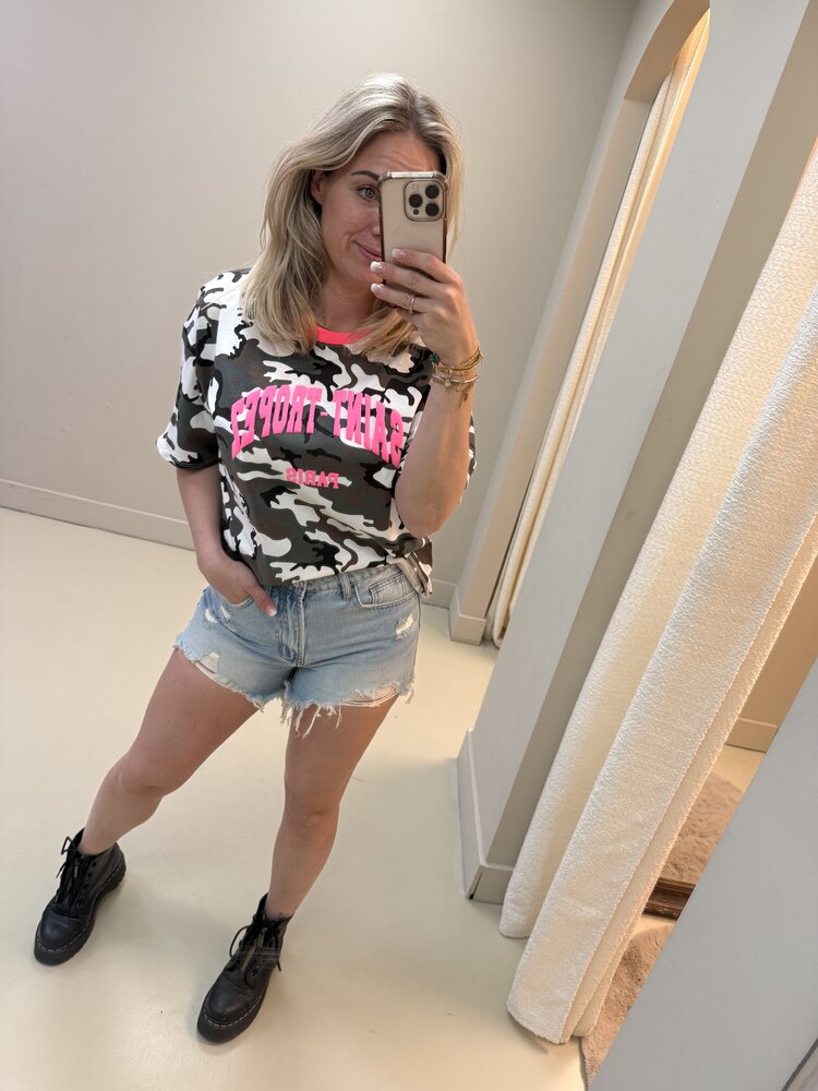 T-SHIRT SAINT TROPEZ CAMOUFLAGE