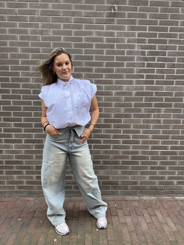 BALLOON GLITTER JEANS