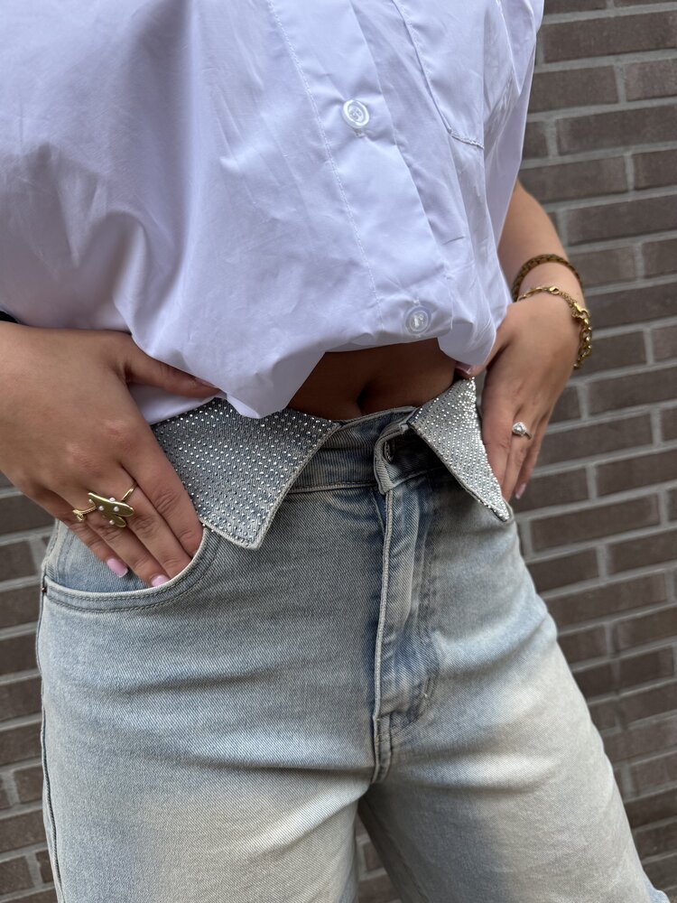 BALLOON GLITTER JEANS