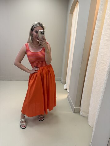 SUNSET STRIPE DRESS
