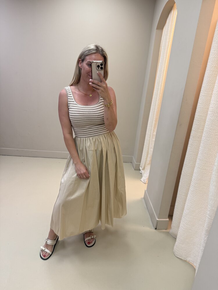 SUNSET STRIPE DRESS