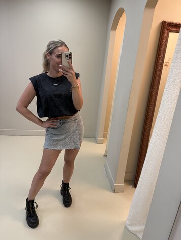 SKORT PANTER GREY