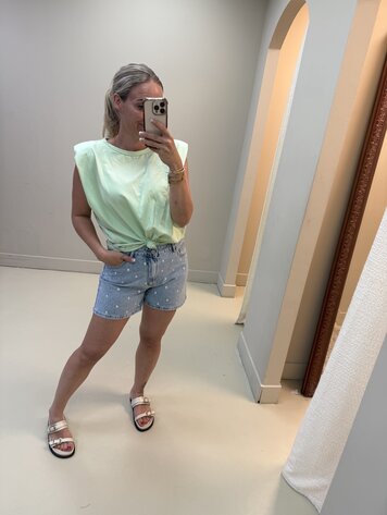 T-SHIRT TOP LIME