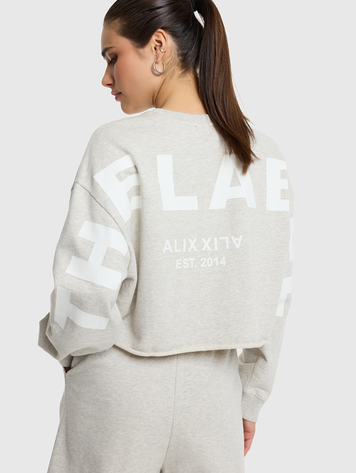 ALIX THE LABEL ALIX THE LABEL BACK PRINT SWEATER