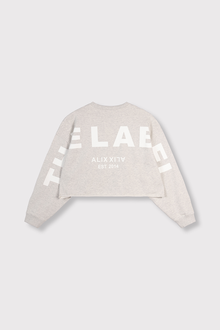 ALIX THE LABEL ALIX THE LABEL BACK PRINT SWEATER