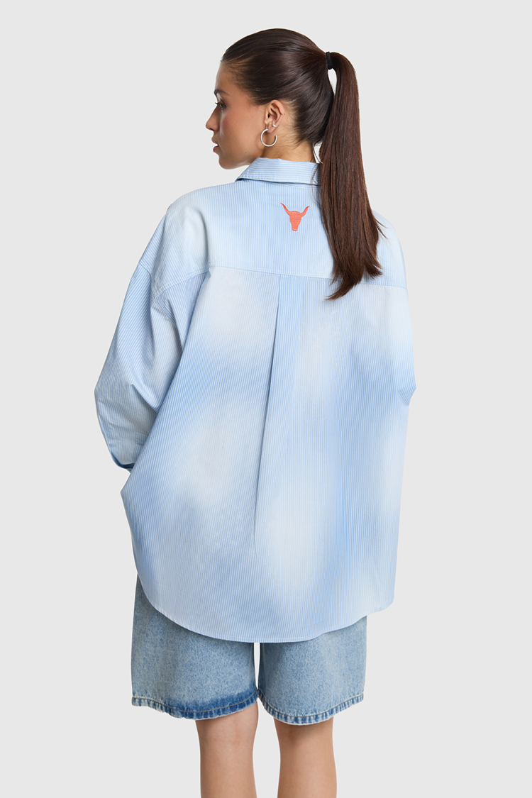 ALIX THE LABEL ALIX THE LABEL FADED STRIPE BLOUSE