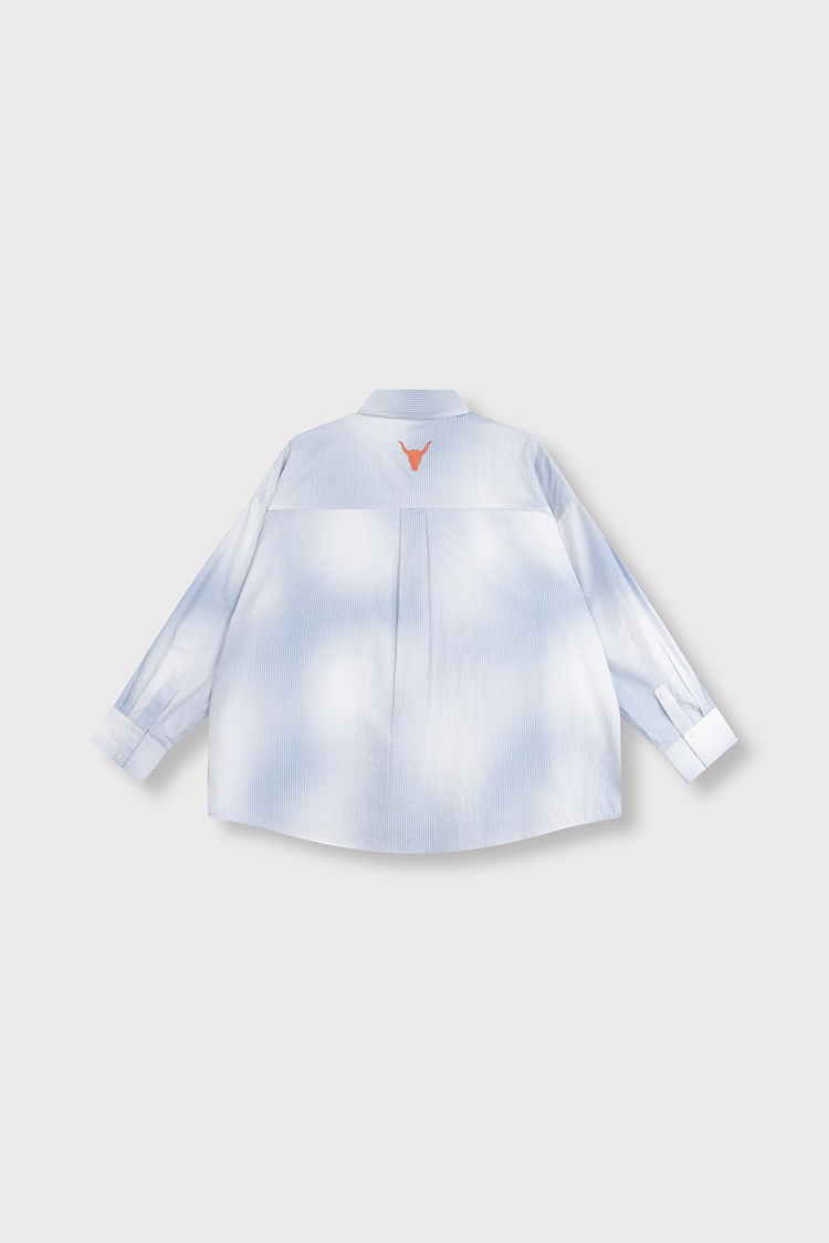 ALIX THE LABEL ALIX THE LABEL FADED STRIPE BLOUSE