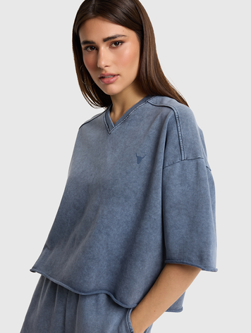 ALIX THE LABEL ALIX THE LABEL CUT SEAM SWEAT T-SHIRT