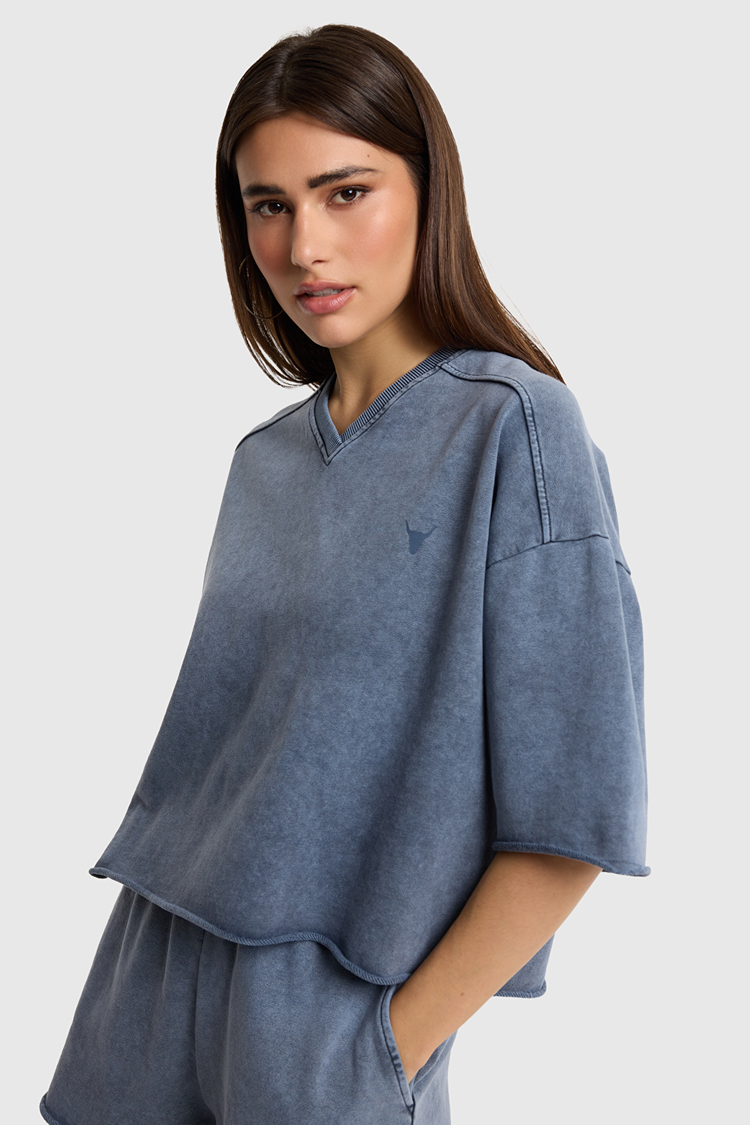 ALIX THE LABEL ALIX THE LABEL CUT SEAM SWEAT T-SHIRT