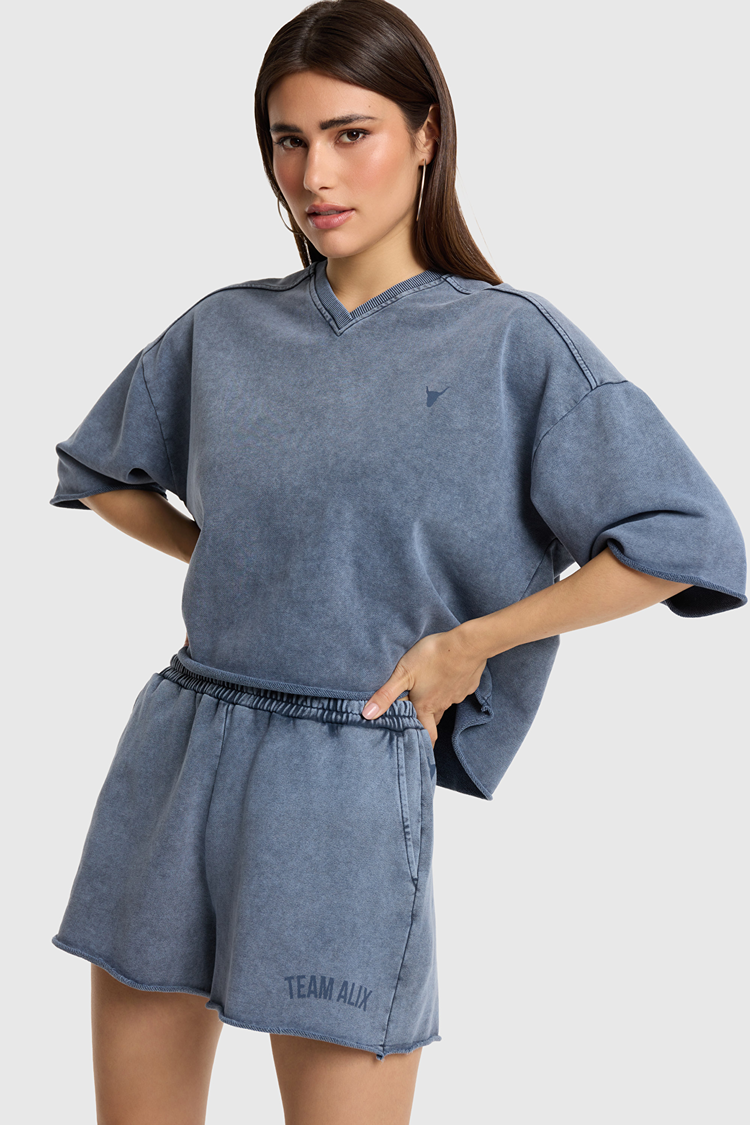 ALIX THE LABEL ALIX THE LABEL CUT SEAM SWEAT T-SHIRT