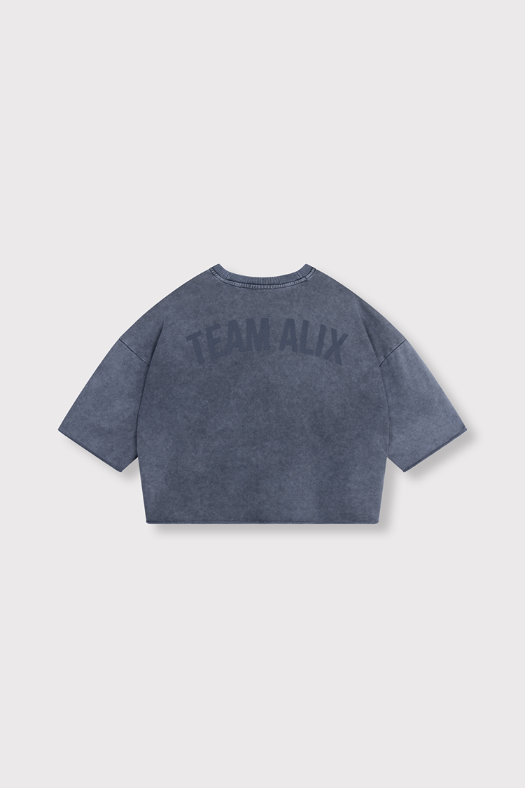 ALIX THE LABEL ALIX THE LABEL CUT SEAM SWEAT T-SHIRT