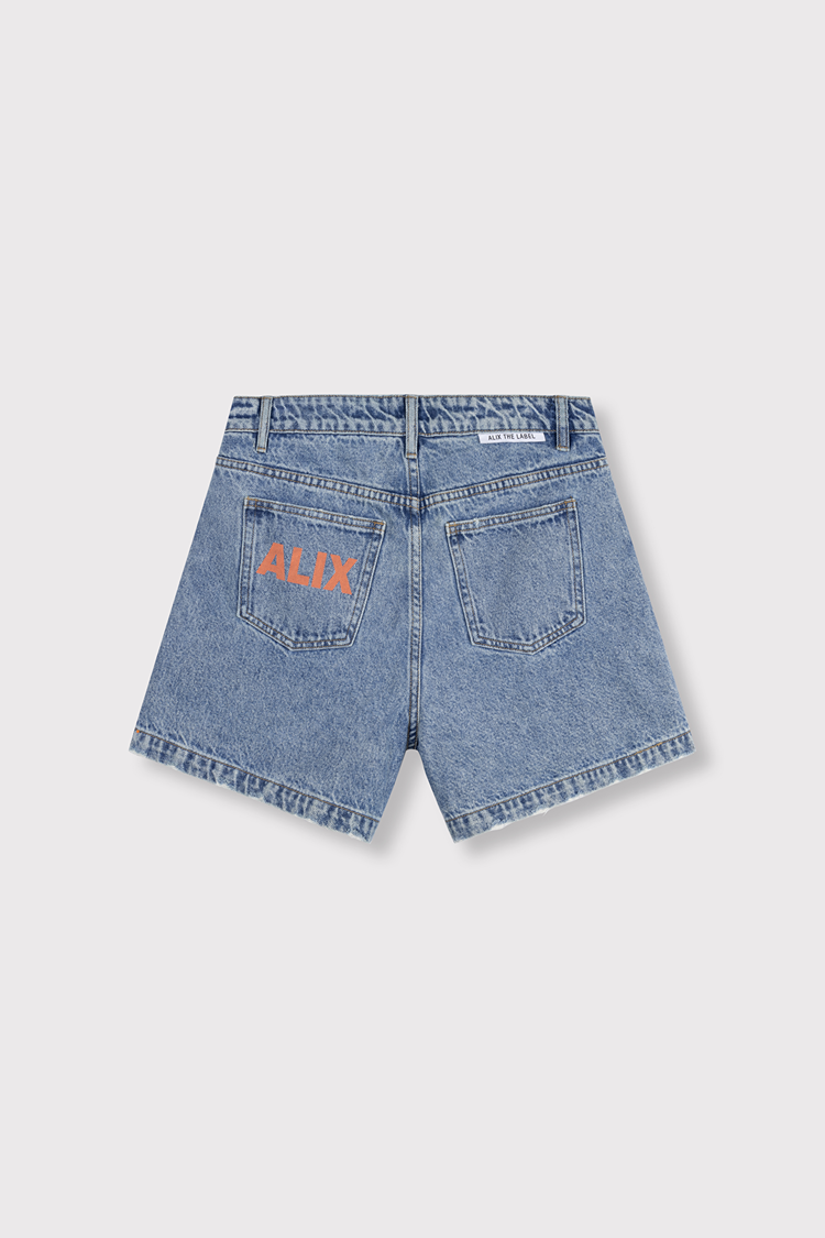 ALIX THE LABEL ALIX THE LABEL BERMUDA DENIM SHORT
