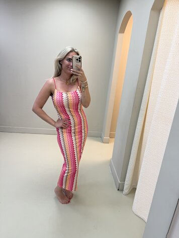 DAMES ZiG ZAG JURK