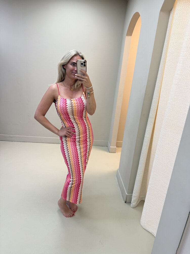 DAMES ZiG ZAG JURK