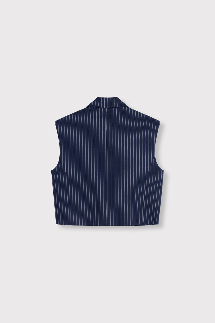 ALIX THE LABEL ALIX THE LABEL STRIPED WAISTCOAT
