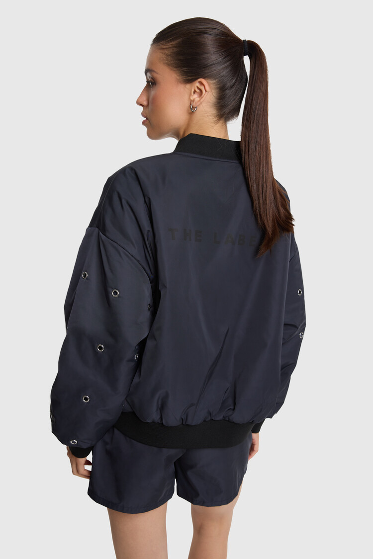 ALIX THE LABEL ALIX THE LABEL EYELET BOMBER