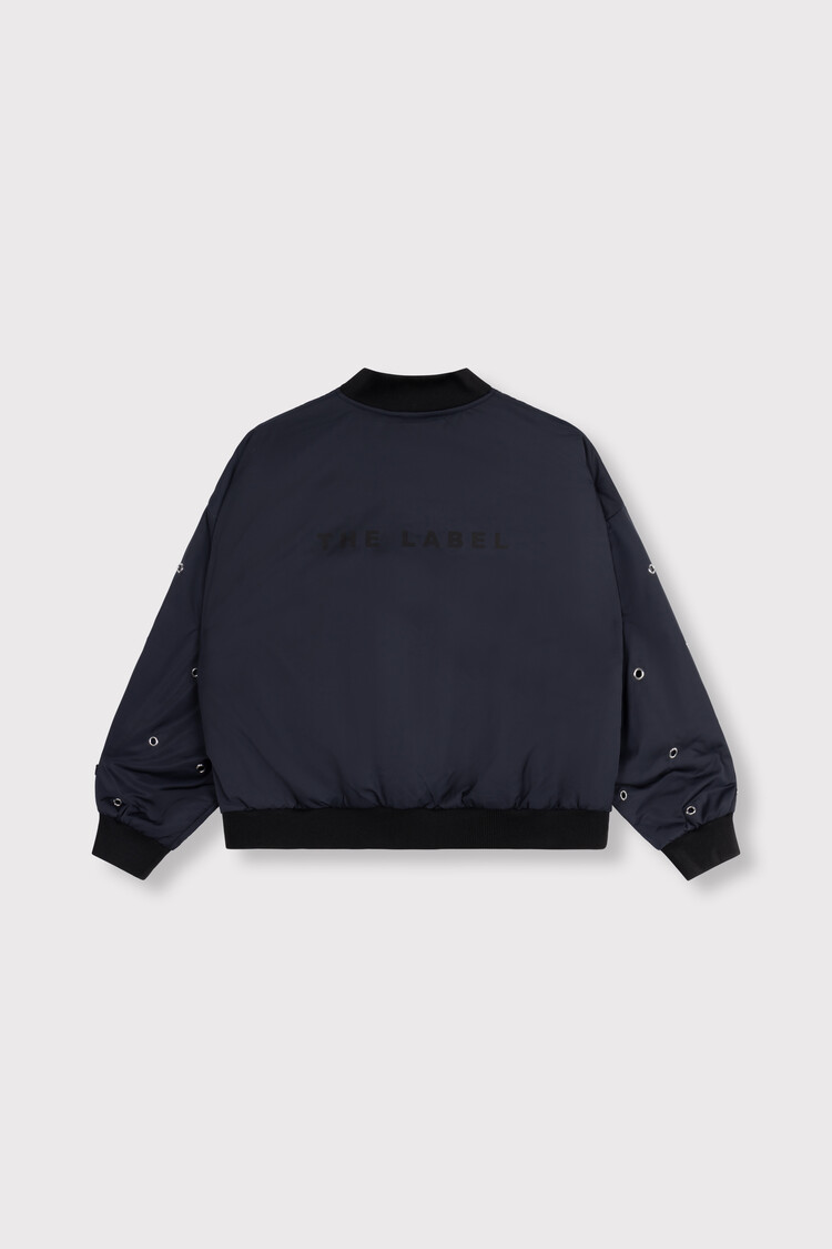 ALIX THE LABEL ALIX THE LABEL EYELET BOMBER