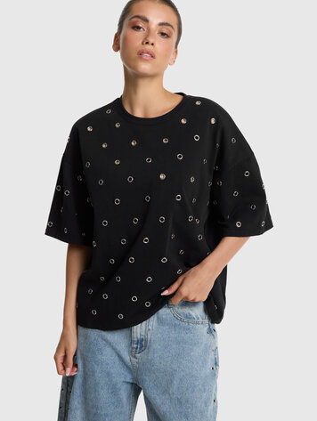 ALIX THE LABEL ALIX THE LABEL EYELET T-SHIRT