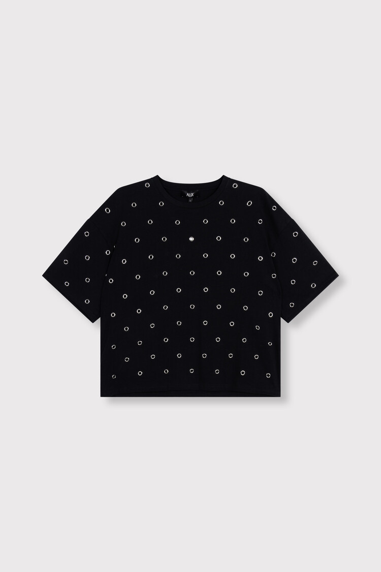 ALIX THE LABEL ALIX THE LABEL EYELET T-SHIRT