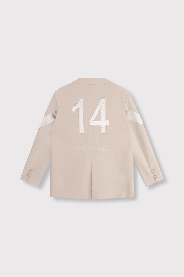 ALIX THE LABEL ALIX THE LABEL SHINY PANEL BLAZER