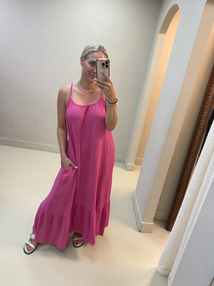 SPAGHETTI DRESS KATOEN