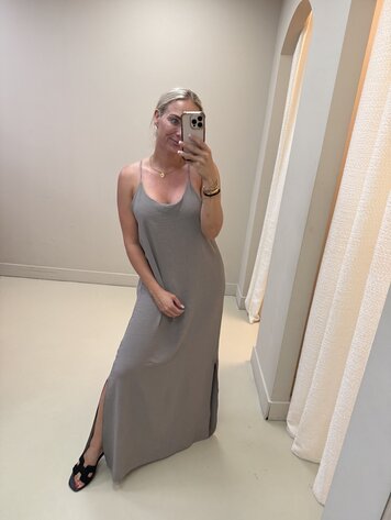 MAXI DRESS ELEGANT TAUPE