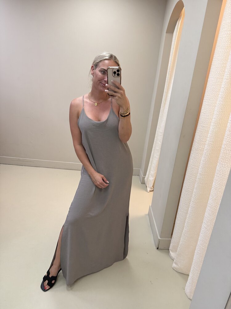 MAXI DRESS ELEGANT TAUPE