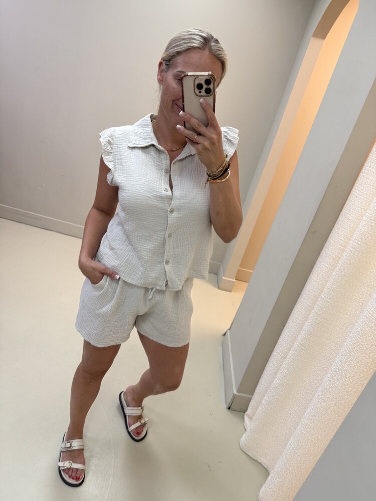 SET KATOEN WAFEL BEIGE