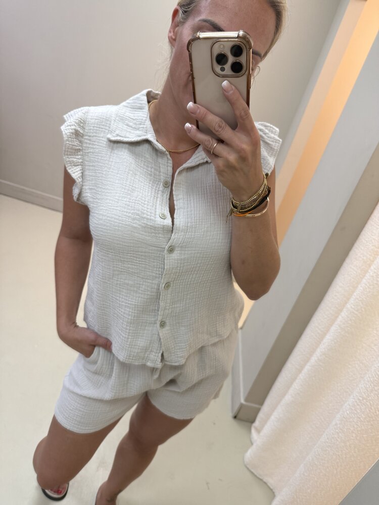 SET KATOEN WAFEL BEIGE