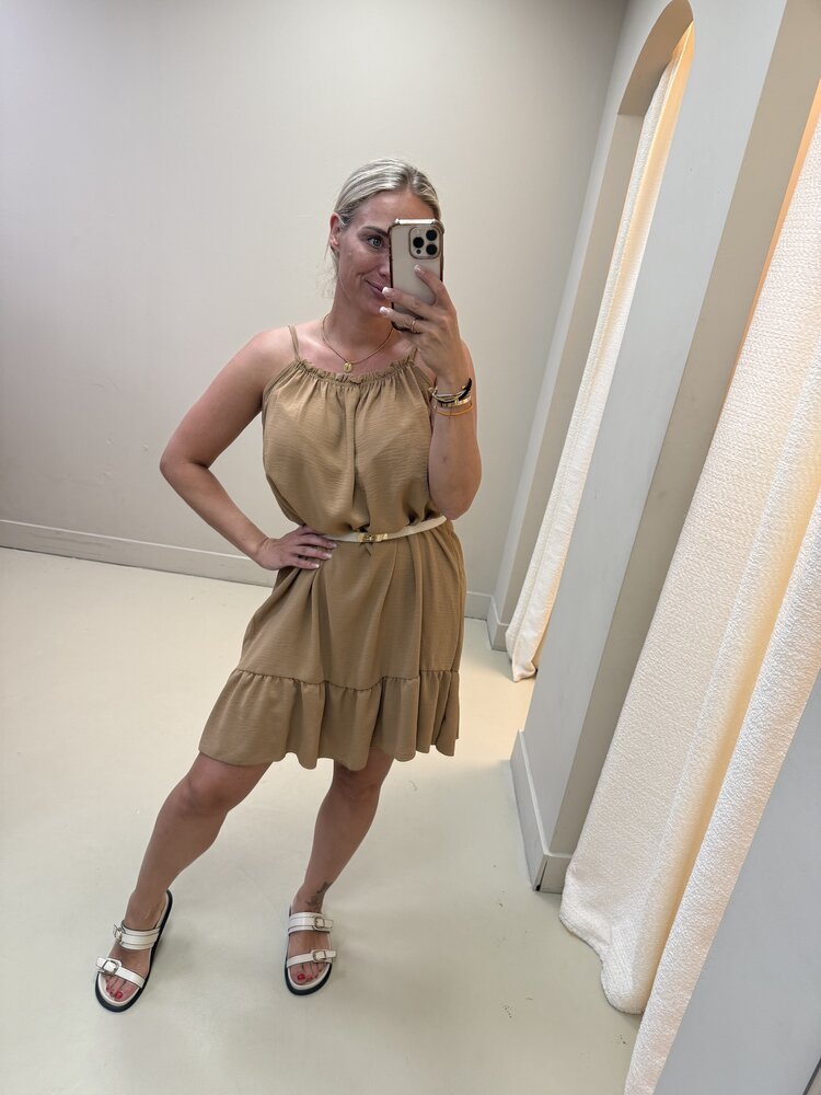 SPAGHETTI DRESS SHORT