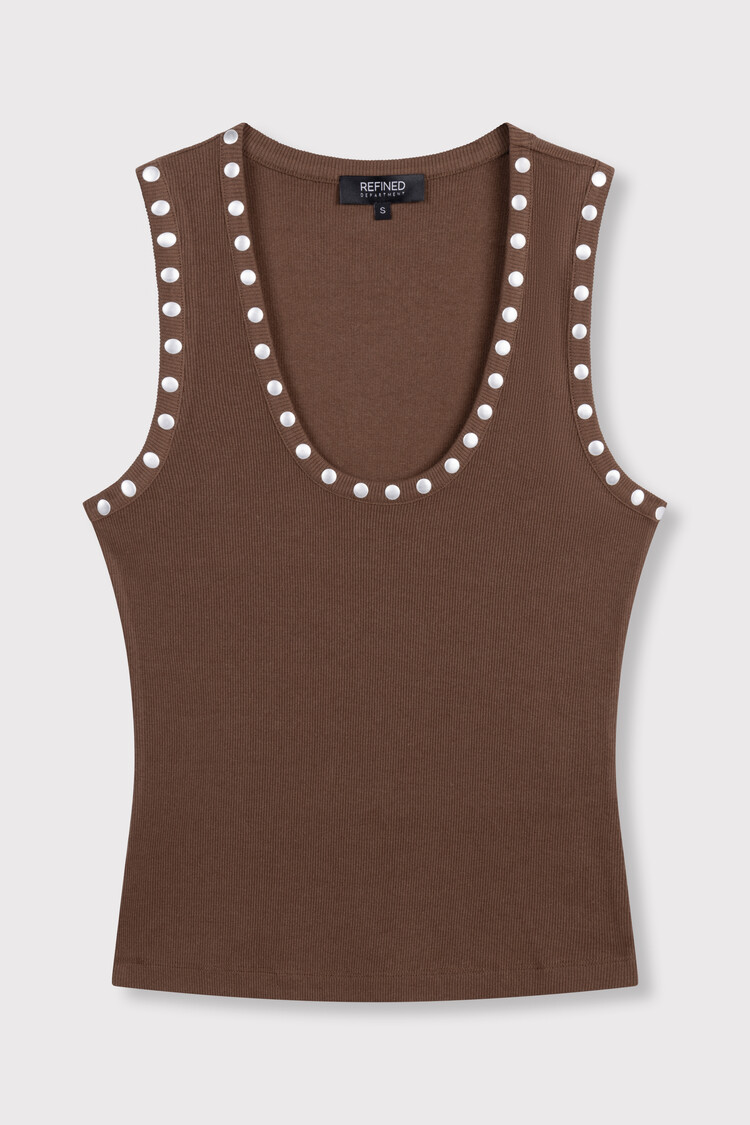 REFINED DEPARTMENT REFINED DEPARTMENT TANKTOP BENTE STUDS