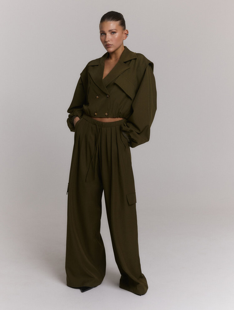 REFINED DEPARTMENT REFINED DEPARTMENT LAYA BOMBER TRENCHCOAT