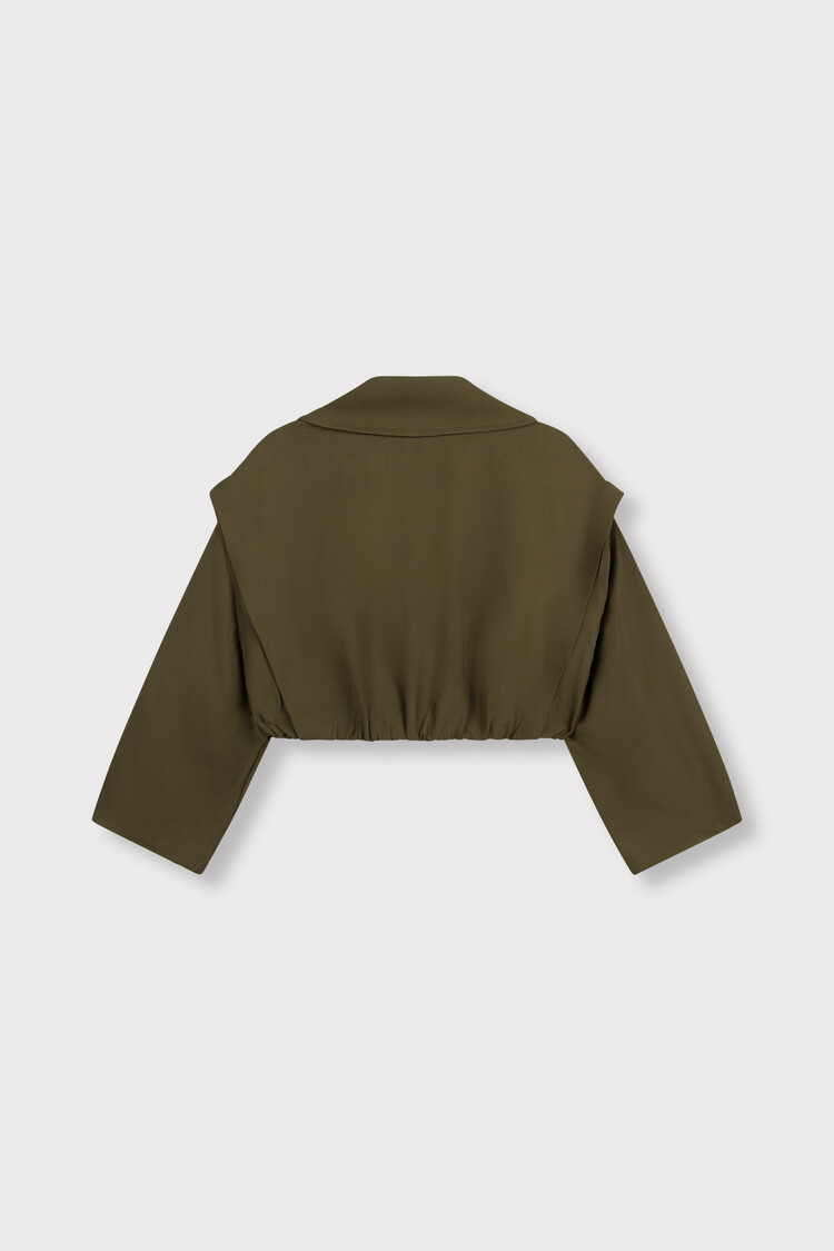 REFINED DEPARTMENT REFINED DEPARTMENT LAYA BOMBER TRENCHCOAT