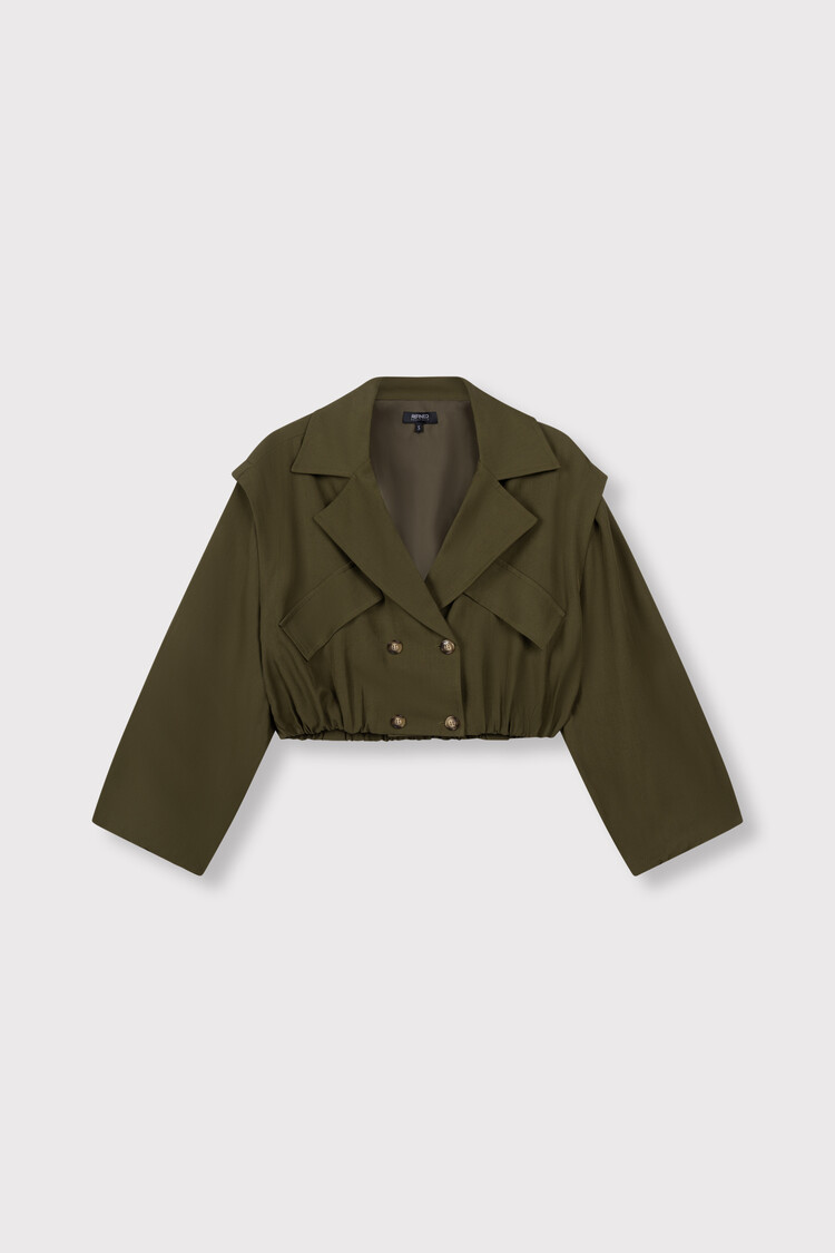 REFINED DEPARTMENT REFINED DEPARTMENT LAYA BOMBER TRENCHCOAT