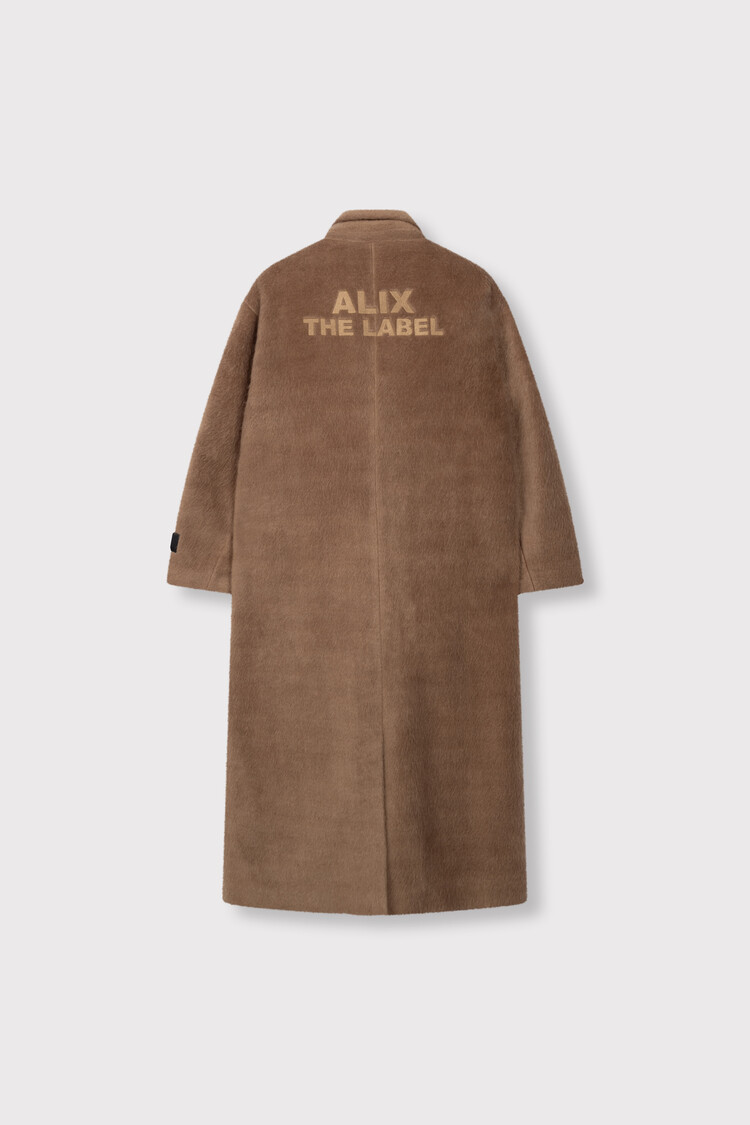 ALIX THE LABEL ALIX THE LABEL LONG HAIRY COAT
