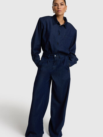 ALIX THE LABEL ALIX THE LABEL WIDE LEG DENIM PANTS