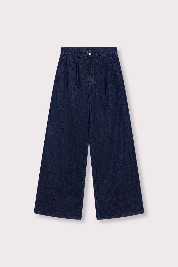 ALIX THE LABEL ALIX THE LABEL WIDE LEG DENIM PANTS