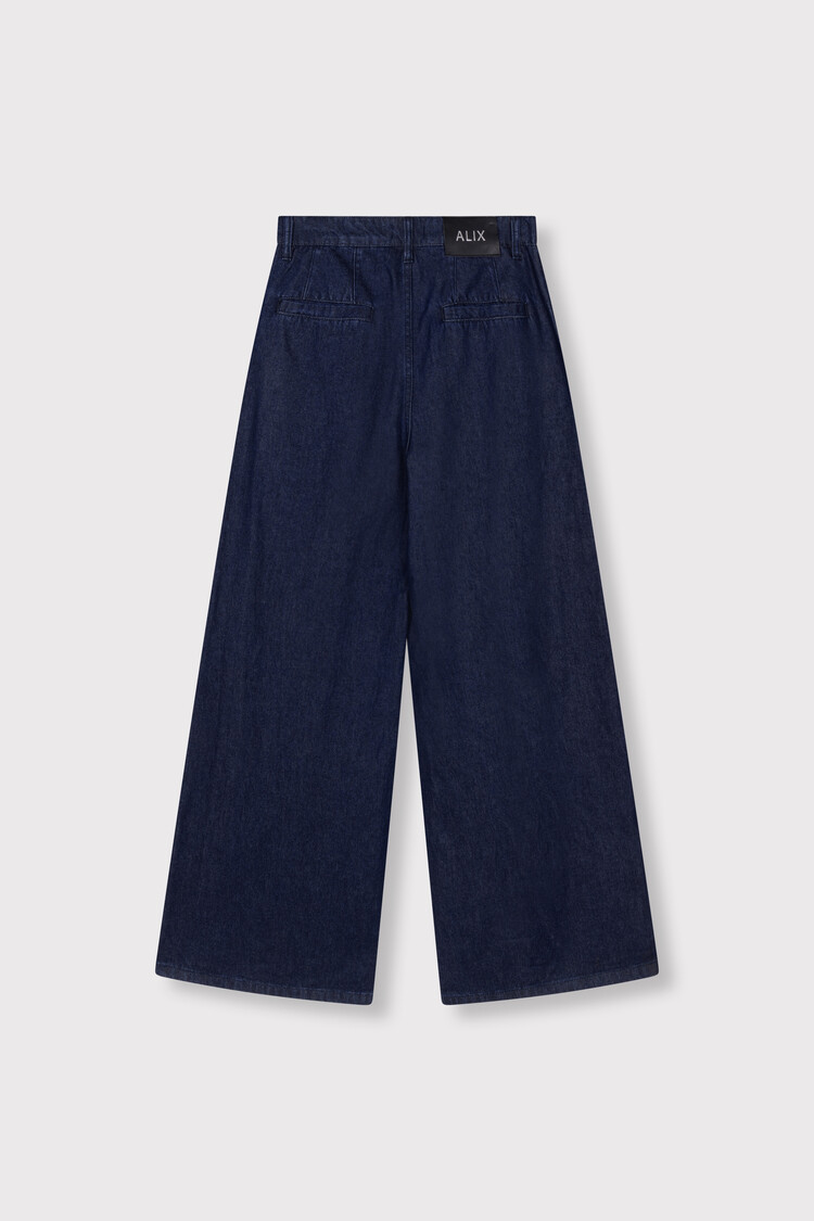 ALIX THE LABEL ALIX THE LABEL WIDE LEG DENIM PANTS