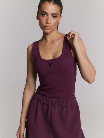ALIX THE LABEL ALIX THE LABEL TANK TOP AUBERGINE