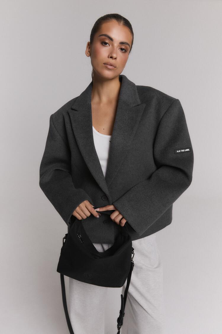 ALIX THE LABEL ALIX THE LABEL FAUX LEATER SMALL BAG