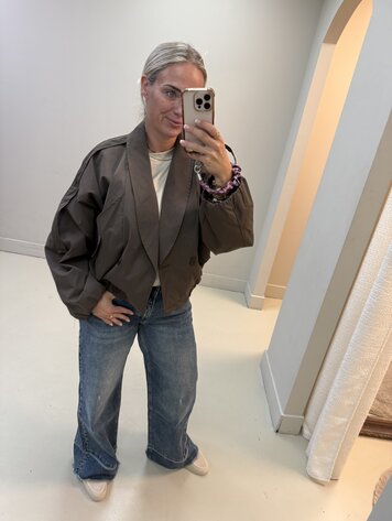 DAMES JACKET BROWN