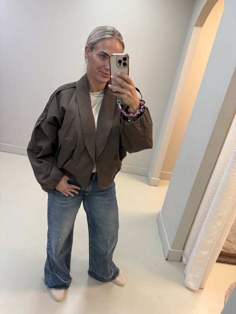 DAMES JACKET BROWN