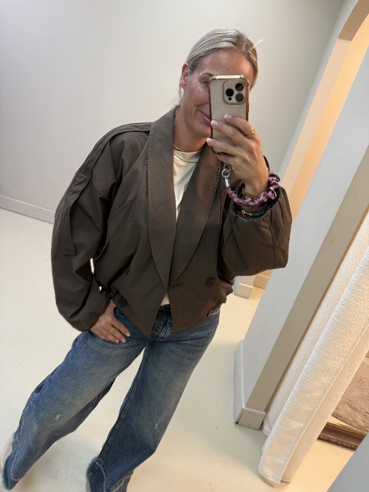 DAMES JACKET BROWN