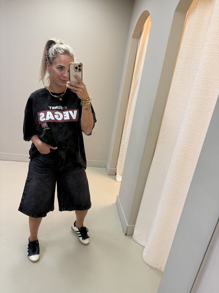 T-SHIRT VEGAS GREY/BLACK