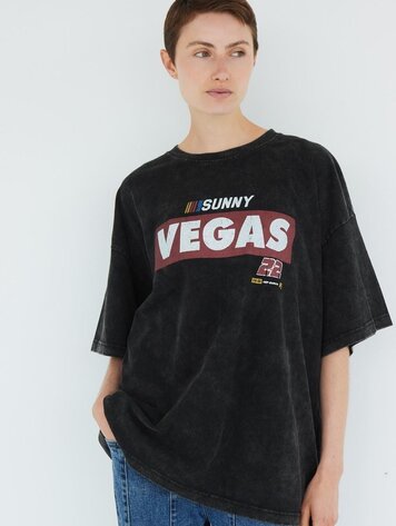 T-SHIRT VEGAS GREY/BLACK