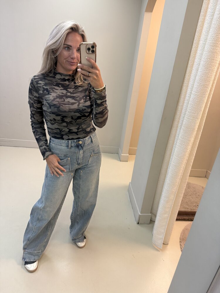 CAMOUFLAGE MESH TOP