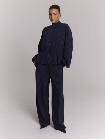REFINED DEPARTMENT REFINED DEPARTMENT PINSTRIPE BALLOON PANTS JAMIE
