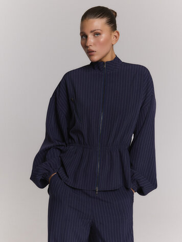 REFINED DEPARTMENT REFINED DEPARTMENT PINSTRIPE JACKET ELYSIA