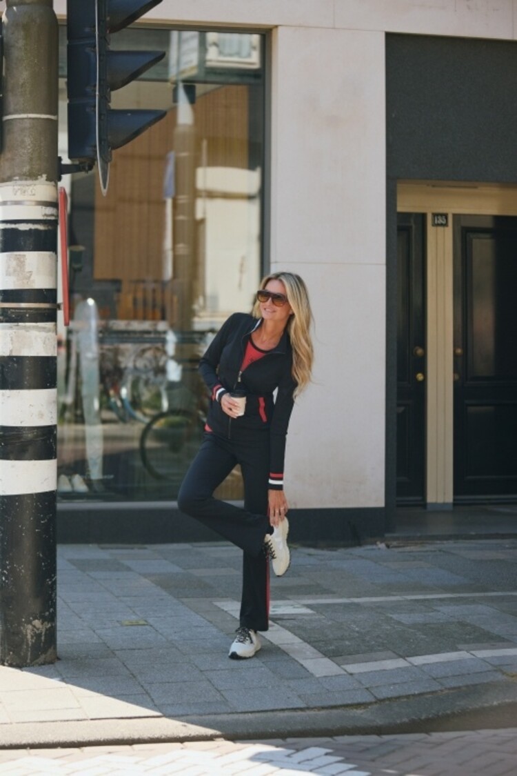 ANN&YOU ANN&YOU PANTS CHLOE BLACK-RED