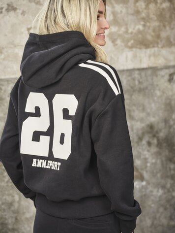 ANN&YOU ANN&YOU HOODIE KIMI BLACK